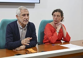 Gaspar Llamazares y Cristina Pontón.