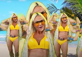 Una imagen del videoclip de la nueva canción de Leticia Sabater.