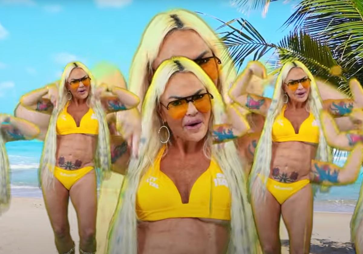 Una imagen del videoclip de la nueva canción de Leticia Sabater. 