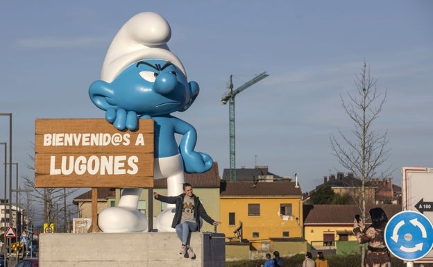 Pitufo Gruñón en Lugones.