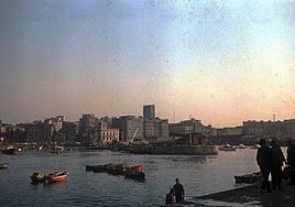 Atardecer en el Muelle, hacia 1975.