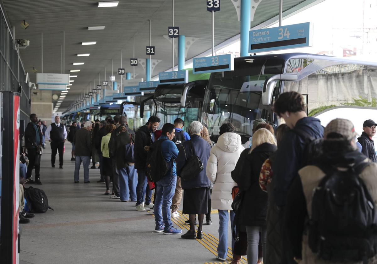 Estación de autobuses de Oviedo.