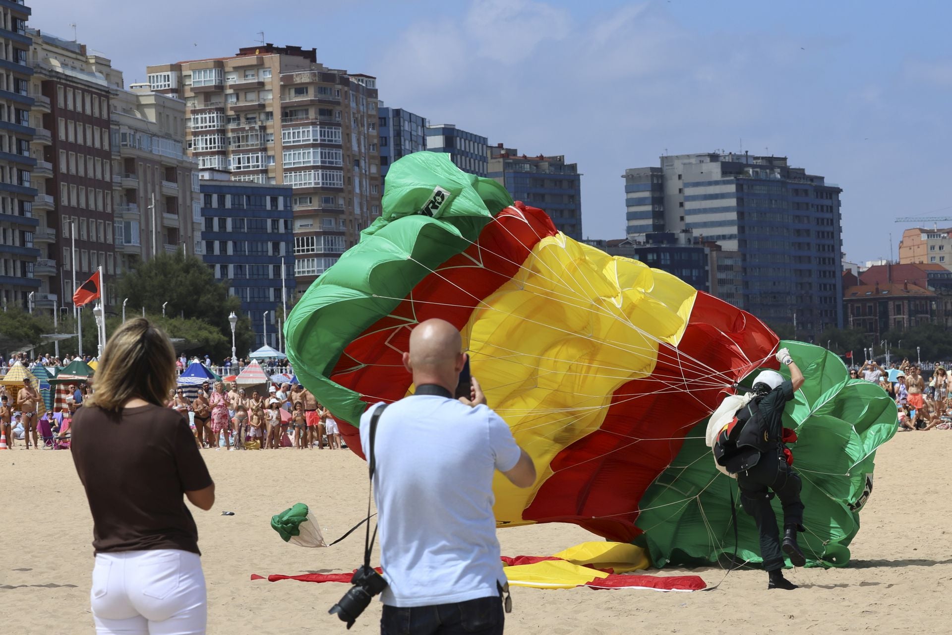 Todo listo para el Festival Aéreo de Gijón: las mejores fotos del último ensayo