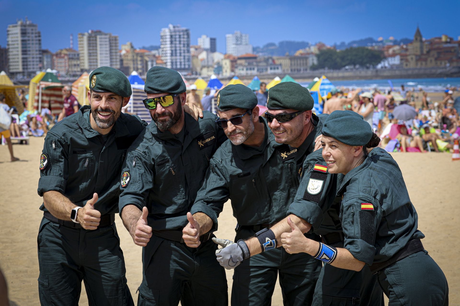 Todo listo para el Festival Aéreo de Gijón: las mejores fotos del último ensayo