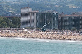 El Festival Aéreo de Gijón rompe la barrera de la expectación
