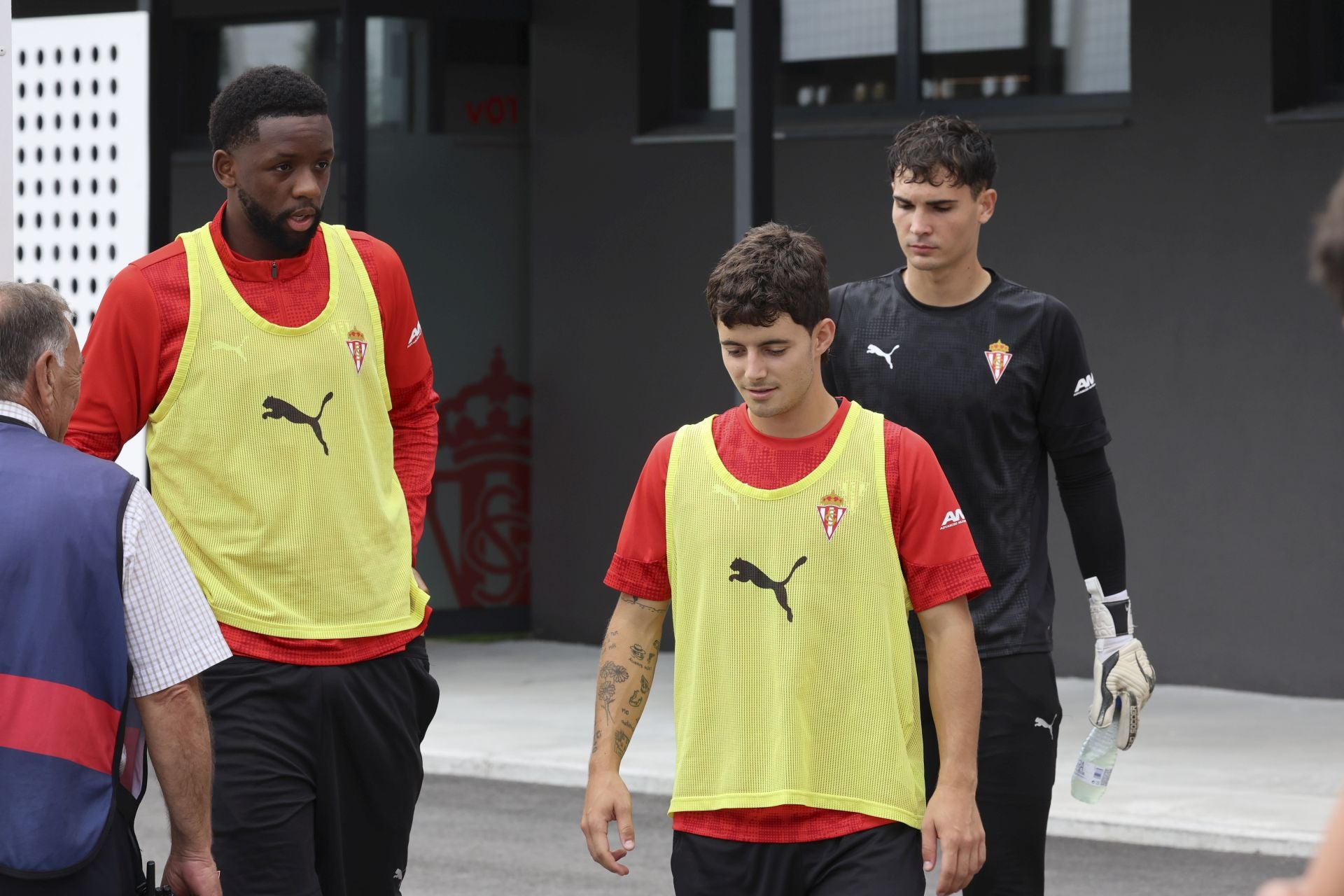 El entrenamiento del Sporting de Gijón de este 28 de julio, en imágenes