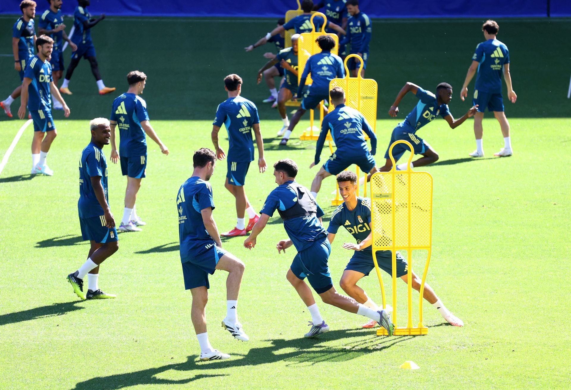 El entrenamiento del Real Oviedo de este 30 de julio, en imágenes