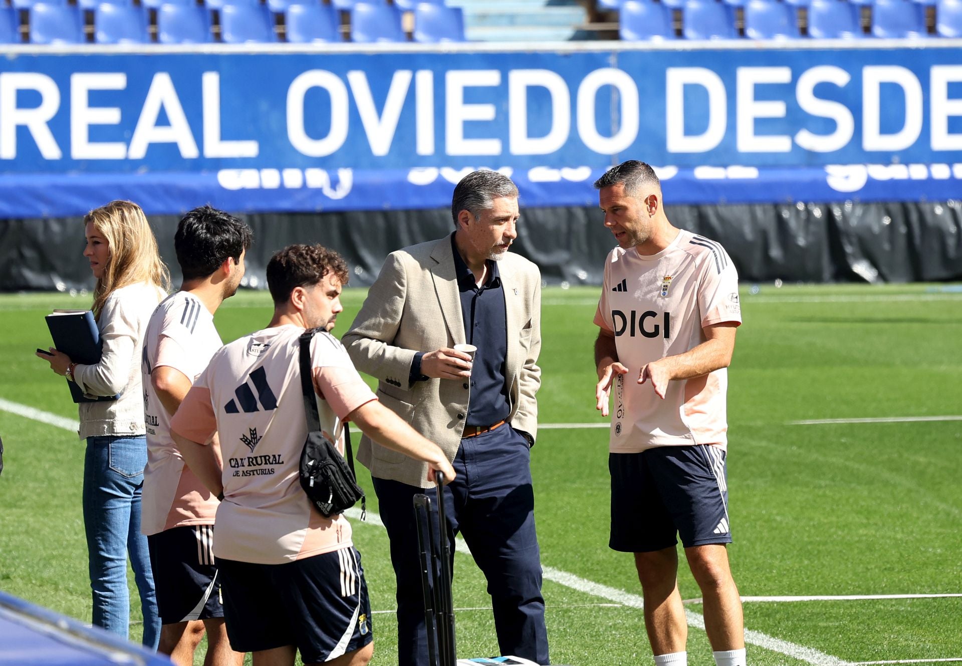 El entrenamiento del Real Oviedo de este 30 de julio, en imágenes