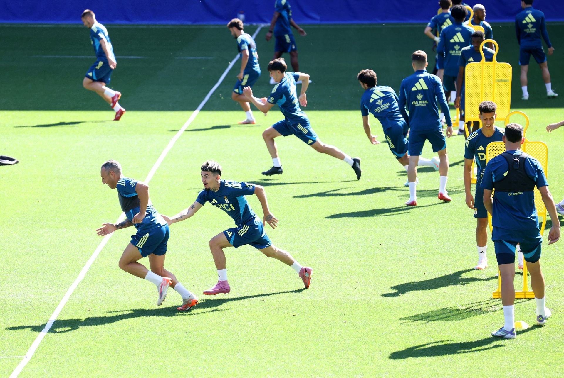 El entrenamiento del Real Oviedo de este 30 de julio, en imágenes