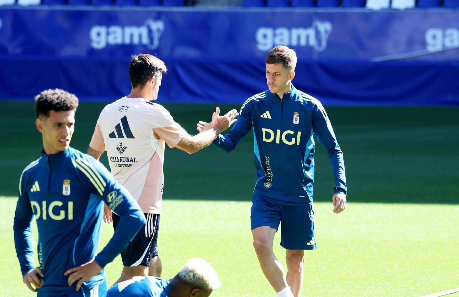 El entrenamiento del Real Oviedo de este 30 de julio, en imágenes