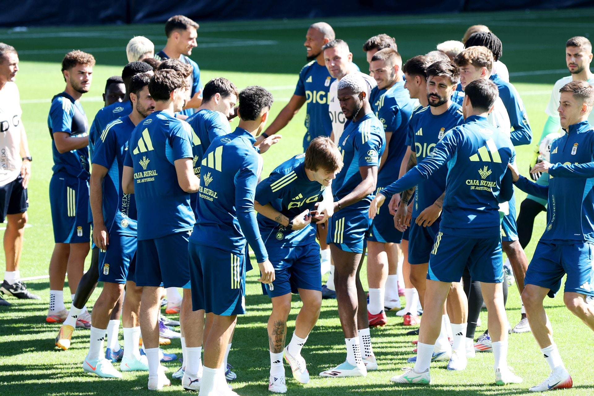 El entrenamiento del Real Oviedo de este 30 de julio, en imágenes