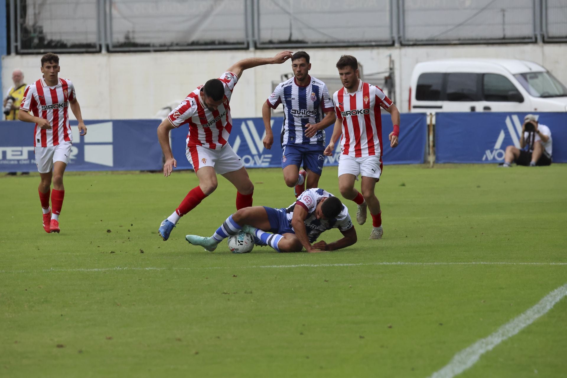 Las mejores imágenes del Real Avilés - Sporting de Gijón