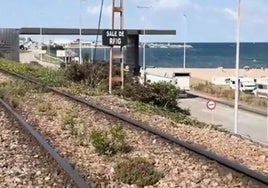 Captura del vídeo del PSOE de Gijón sobre el acceso ferroviario a El Musel
