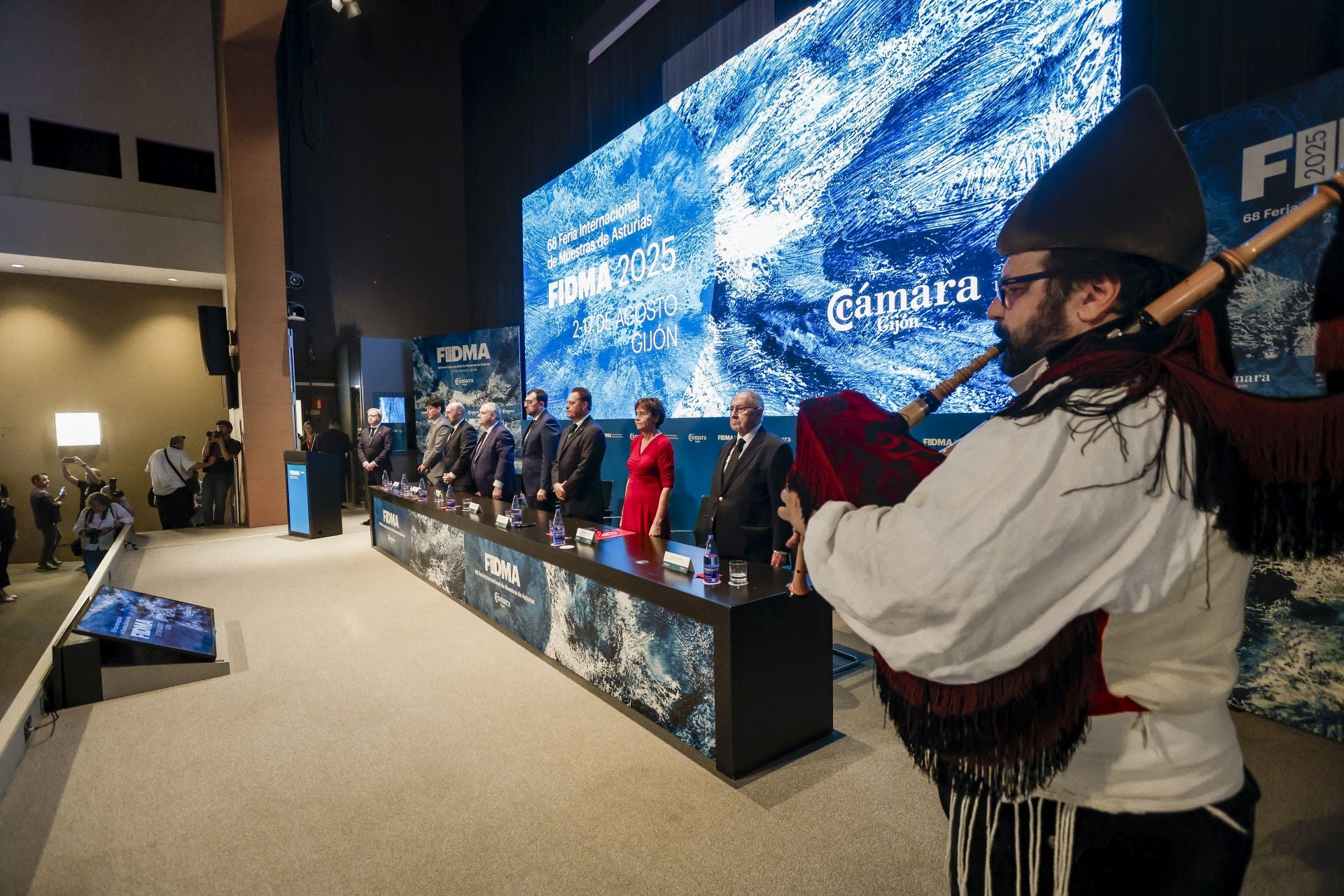 Inauguración de la Feria Internacional de Asturias, en imágenes