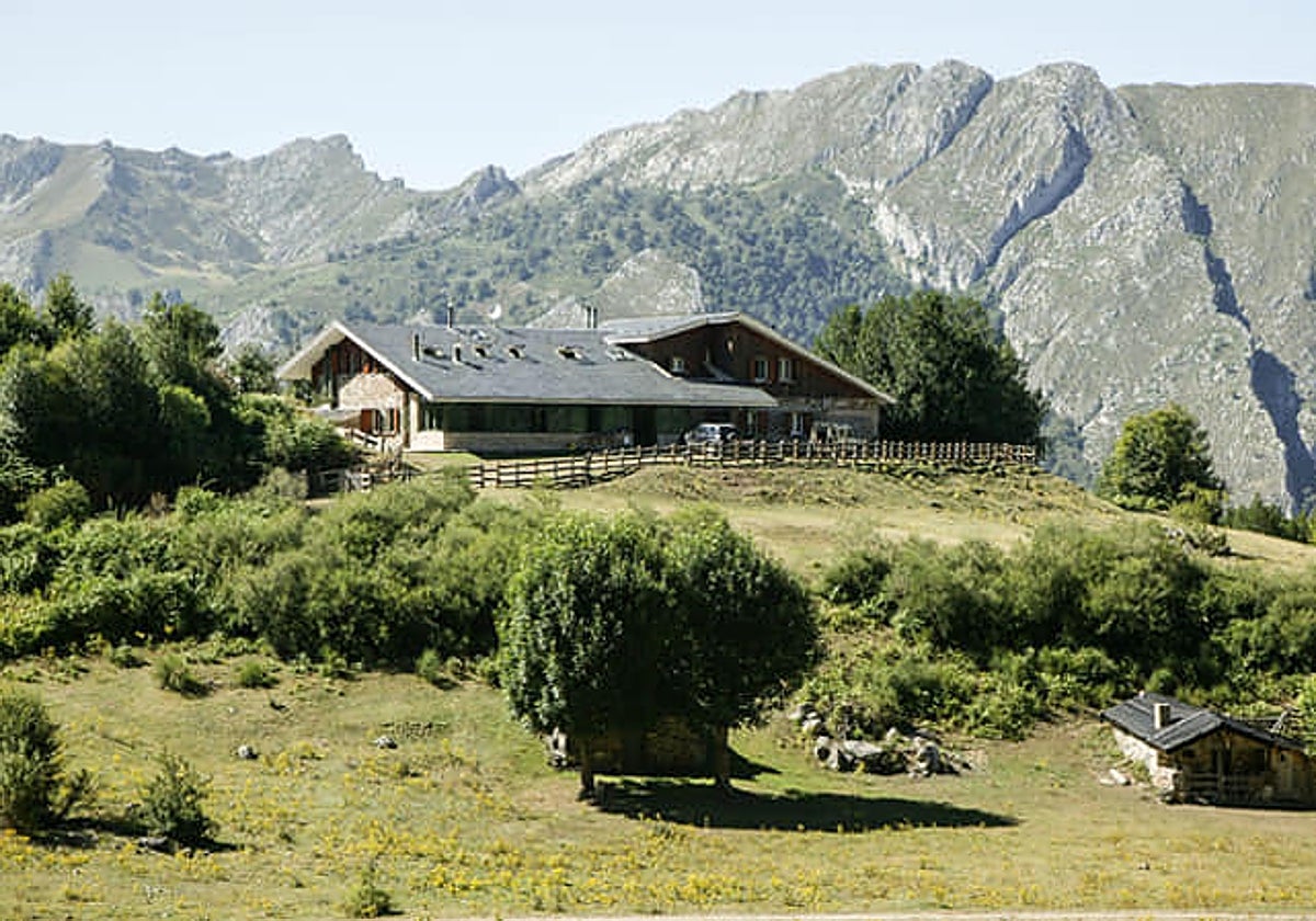 El refugio de Brañagallones, ubicado en el concejo de Caso