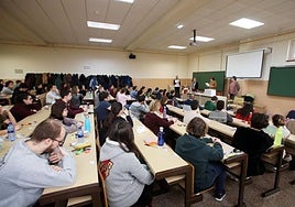 Aularios de la Facultad de Medicina de la Universidad de Oviedo.