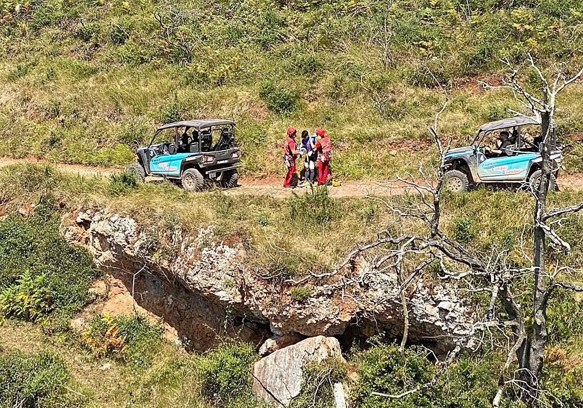 Evacúan al hospital a un hombre herido tras ser mordido por un perro en un monte de Cangas de Onís