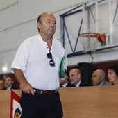 Juan Molina, durante una asamblea grupista en 2017.