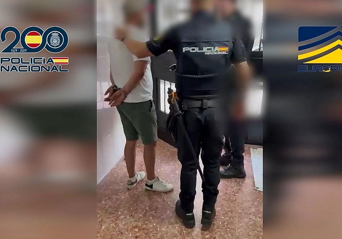 Una de las detenciones que llevó a cabo la Policía Nacional.