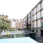 El edificio de la antigua Escuela de Minas de Oviedo.