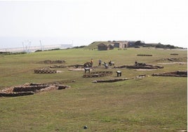 Zona de La Llanada, donde el pasado mes de julio se llevó a cabo una breve campaña de excavaciones.