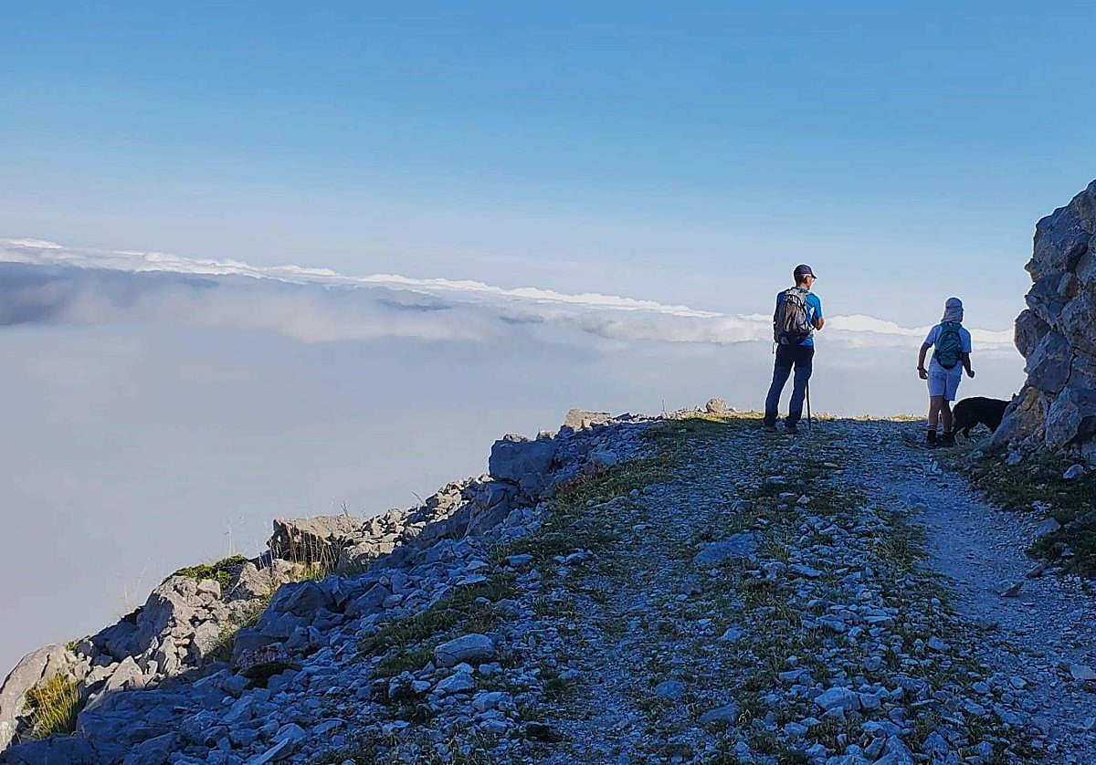 Desde el Jitu Escarandi, esta ruta sube al Casetón de Ándara para bajar buscando la sombra del bosque: un paseo de contrastes, bellísimo y bien señalizado, por el macizo oriental de los Picos de Europa.