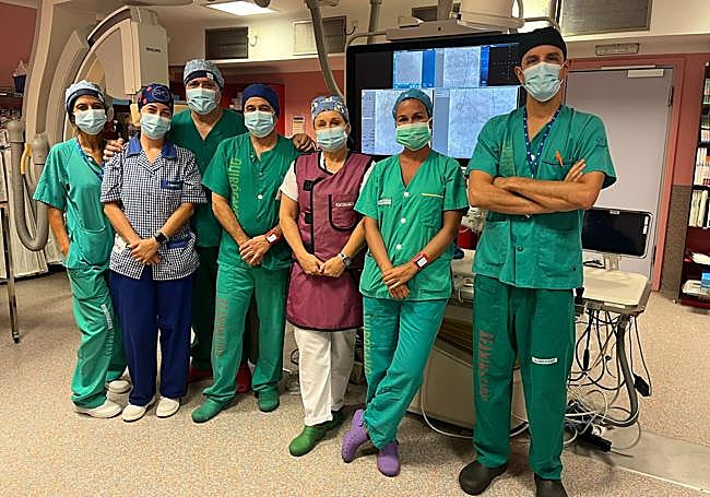 Equipo del servicio de Cardiología del Hospital de Cabueñes.