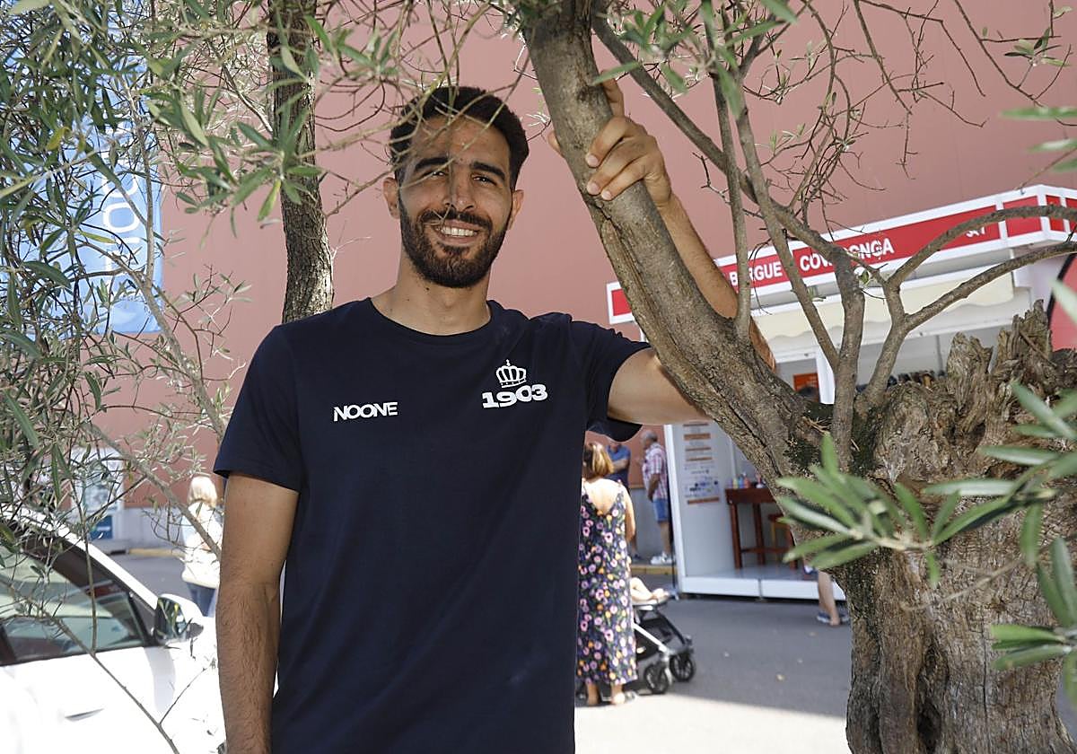 Yasser, en la Feria de Muestras de Asturias.