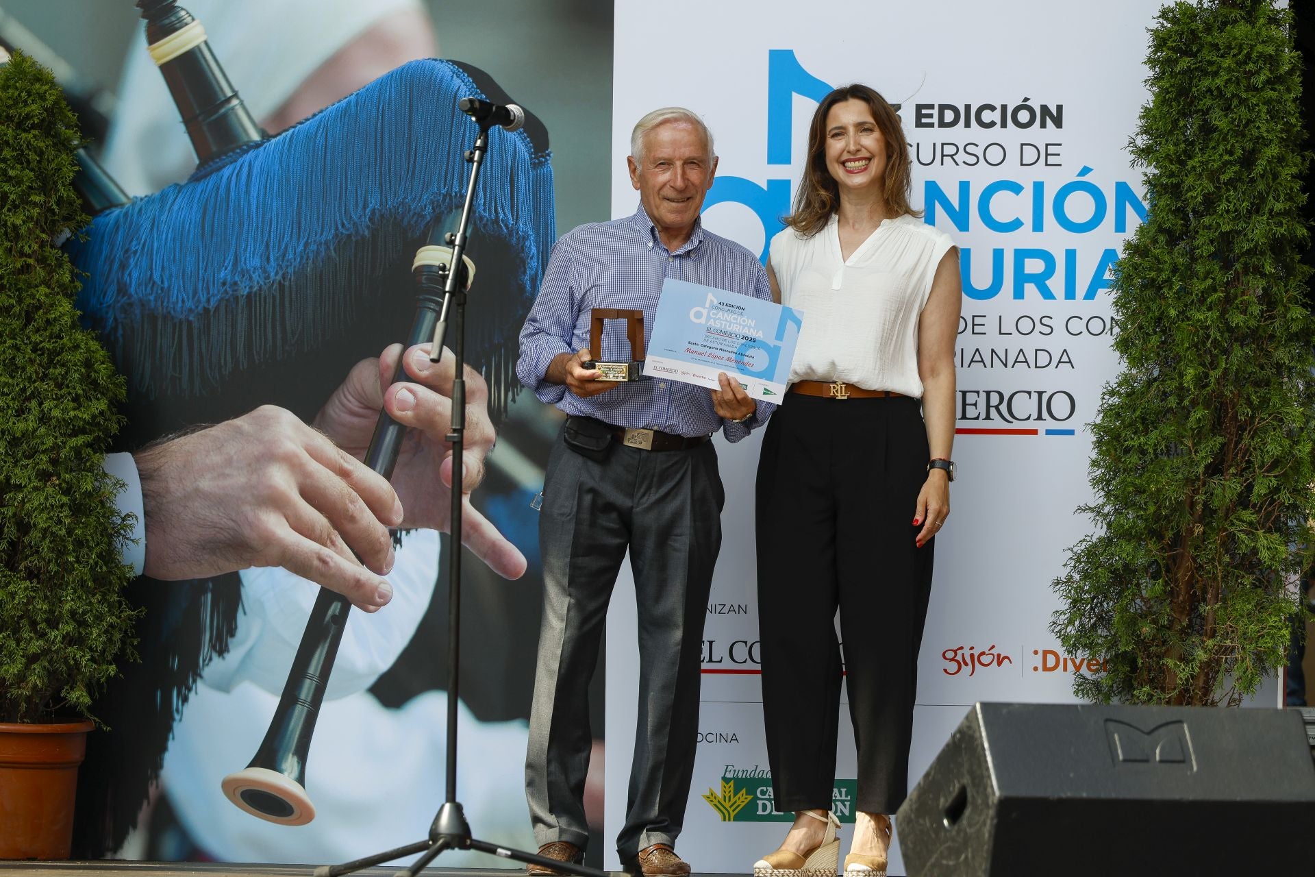 La entrega de premios del 43 Concurso de Canción Asturiana de EL COMERCIO, en imágenes