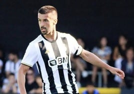 Íker Bilbao, con el Real Unión de Irún.
