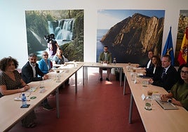 Reunión del Consejo de Gobierno, en la Feria de Muestras.