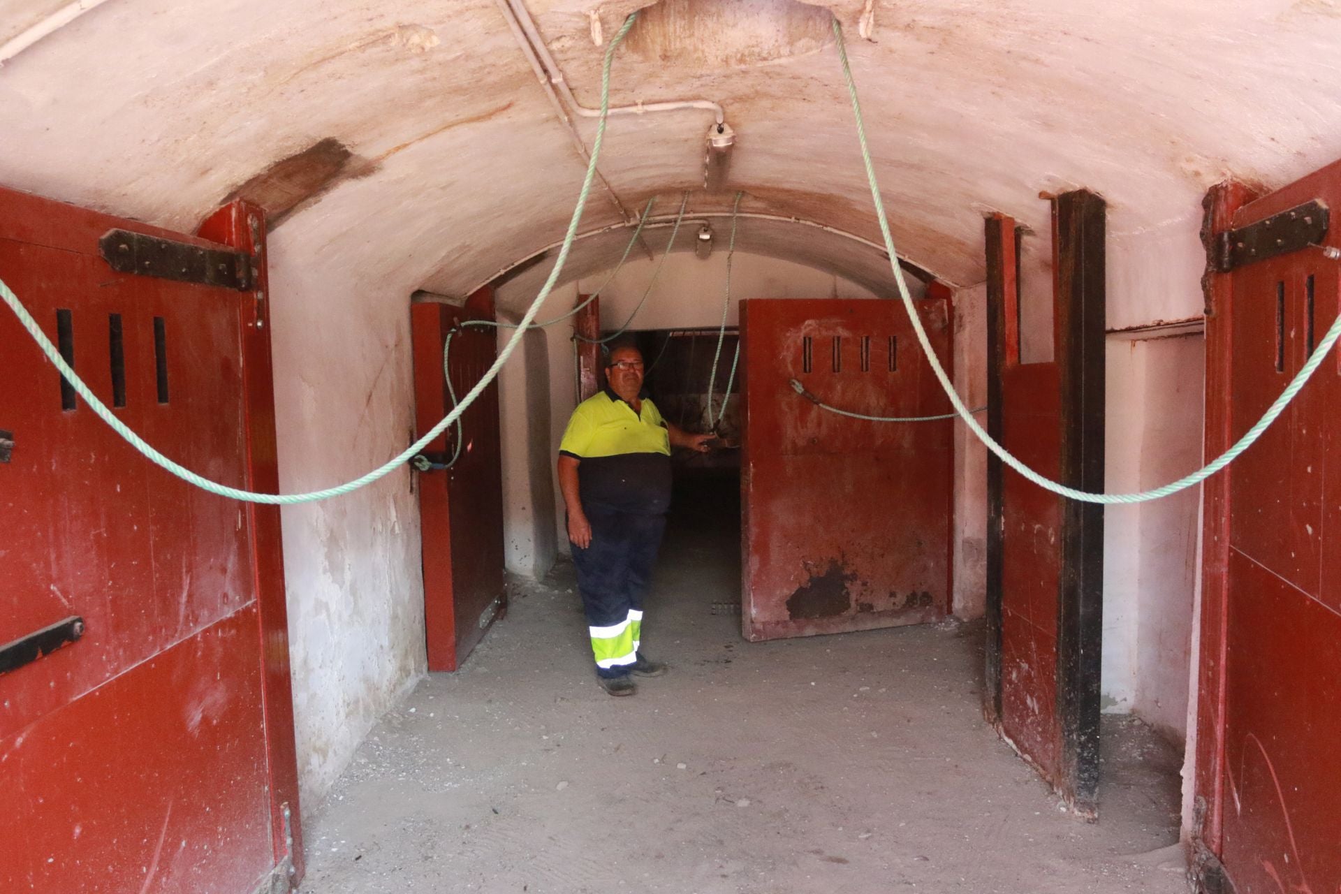 La plaza de toros de El Bibio se prepara para la Feria de Begoña