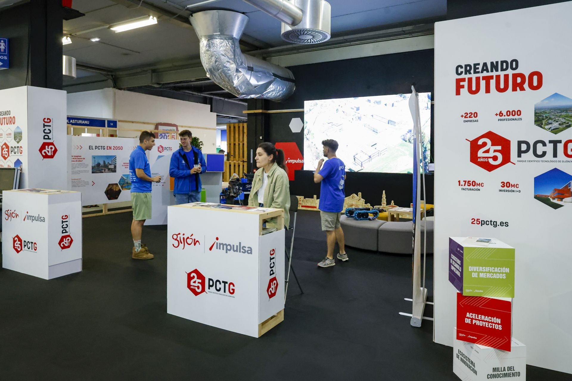 Mafalda, cultura sidrera y tecnología en la Feria Internacional de Muestras de Asturias