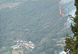 Las llamas amenazan a las poblaciones de Cobos y Villarino de Limés.