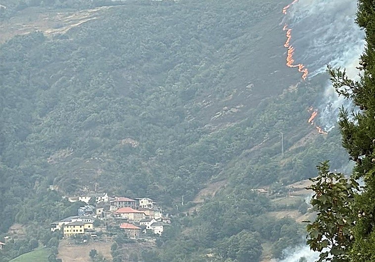 Las llamas amenazan a las poblaciones de Cobos y Villarino de Limés.
