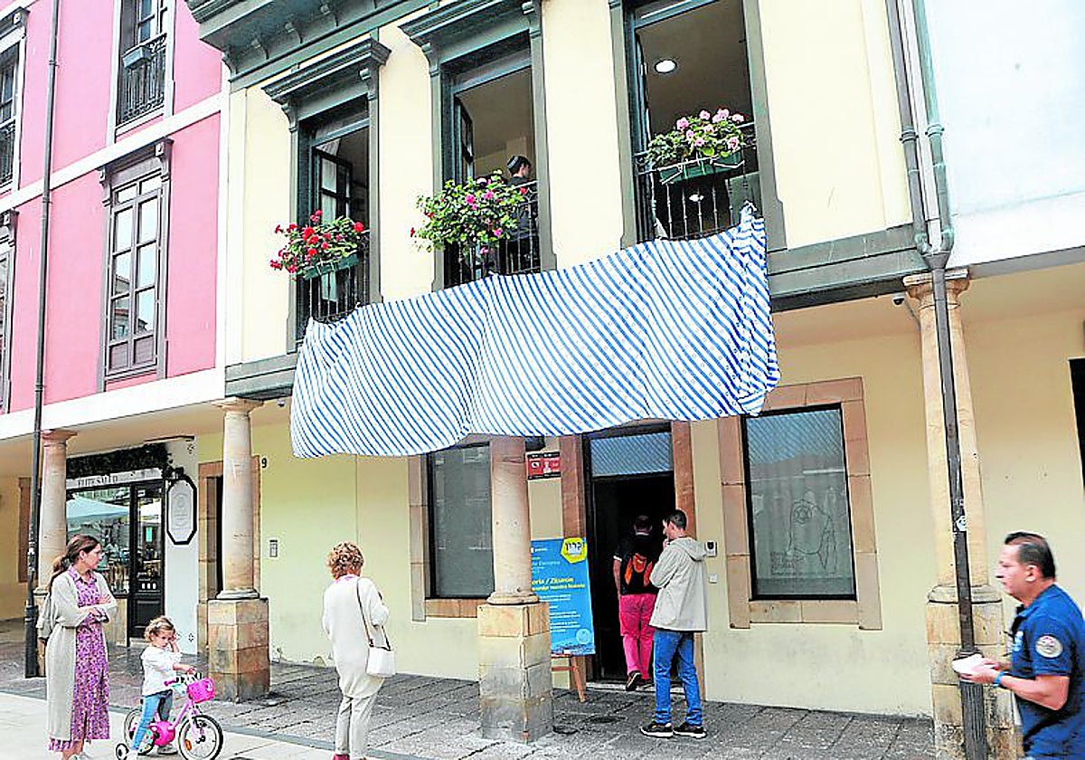 Exterior de la sinagoga judía en El Fontán.