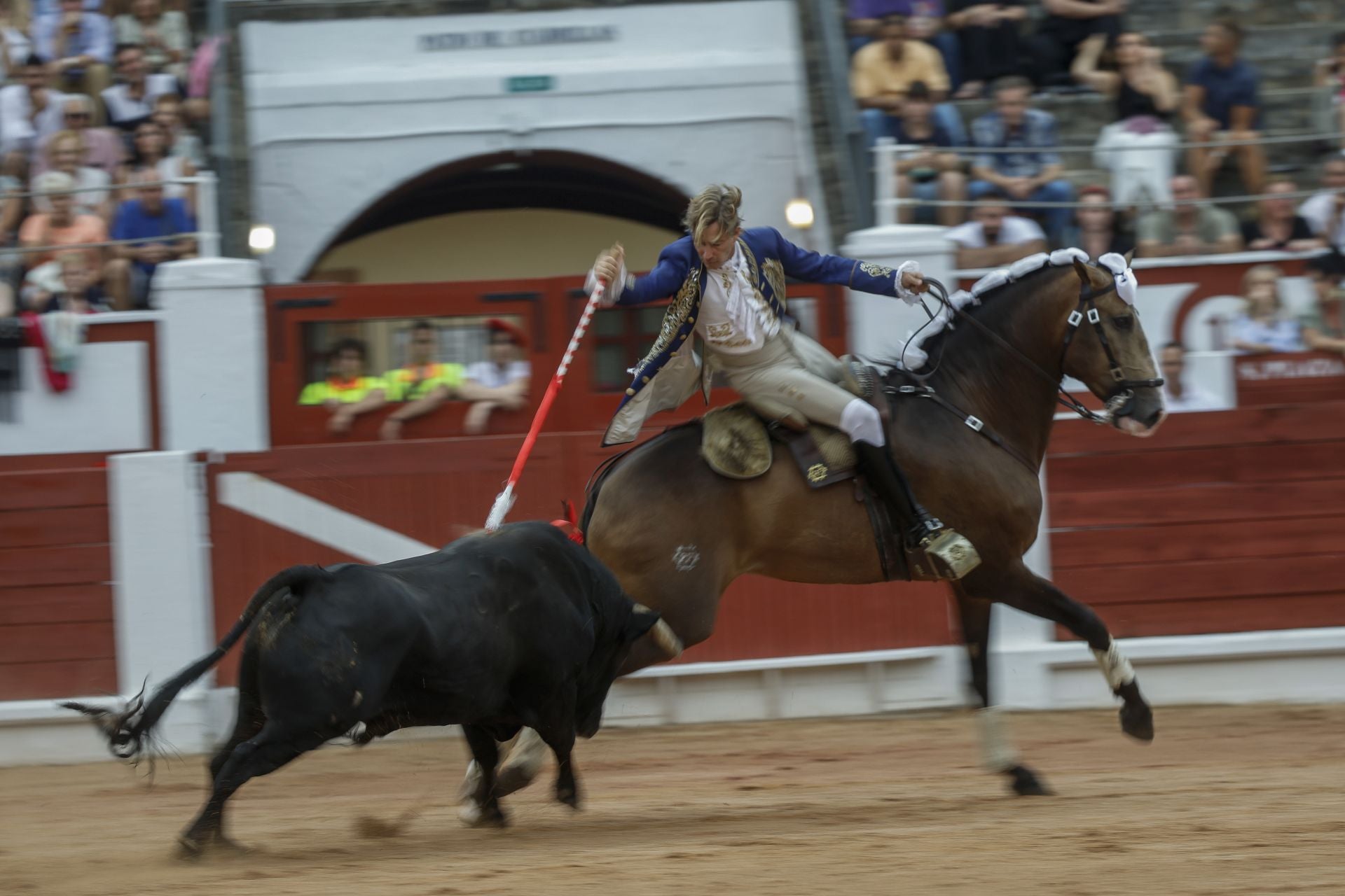 Tarde de rejones en la Feria taurina de Begoña en Gijón