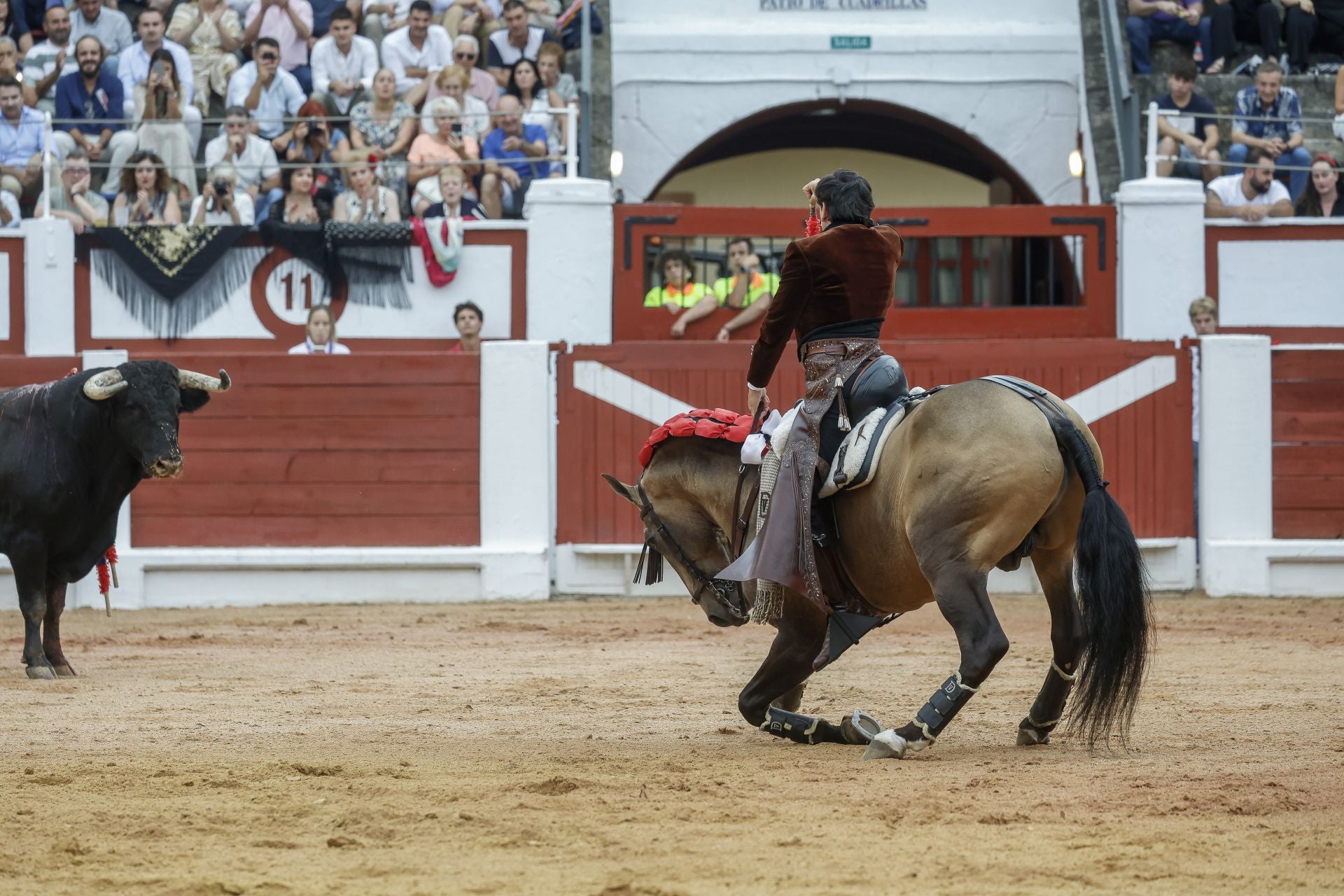 Tarde de rejones en la Feria taurina de Begoña en Gijón