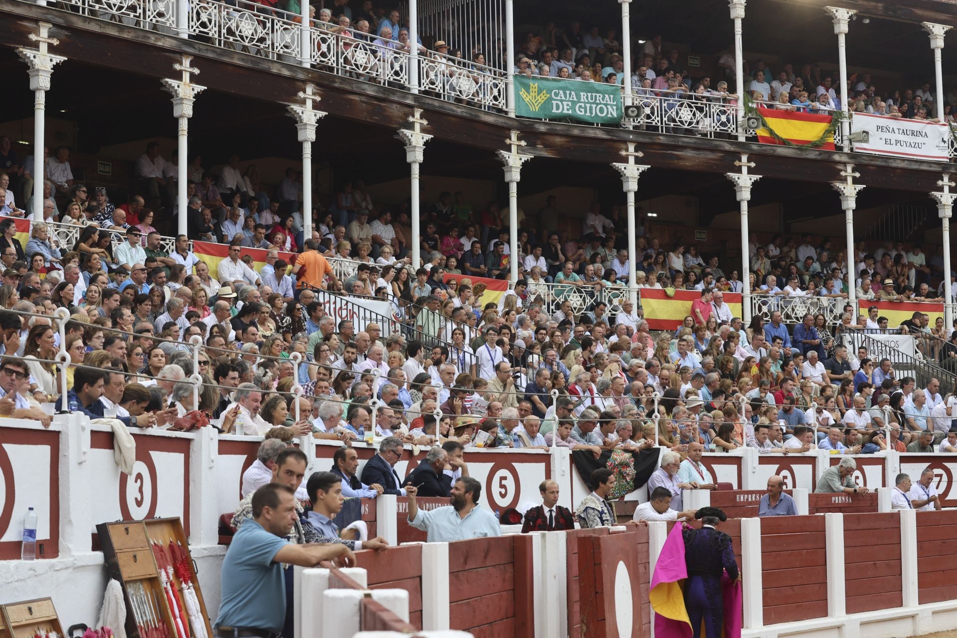 Tarde de rejones en la Feria taurina de Begoña en Gijón