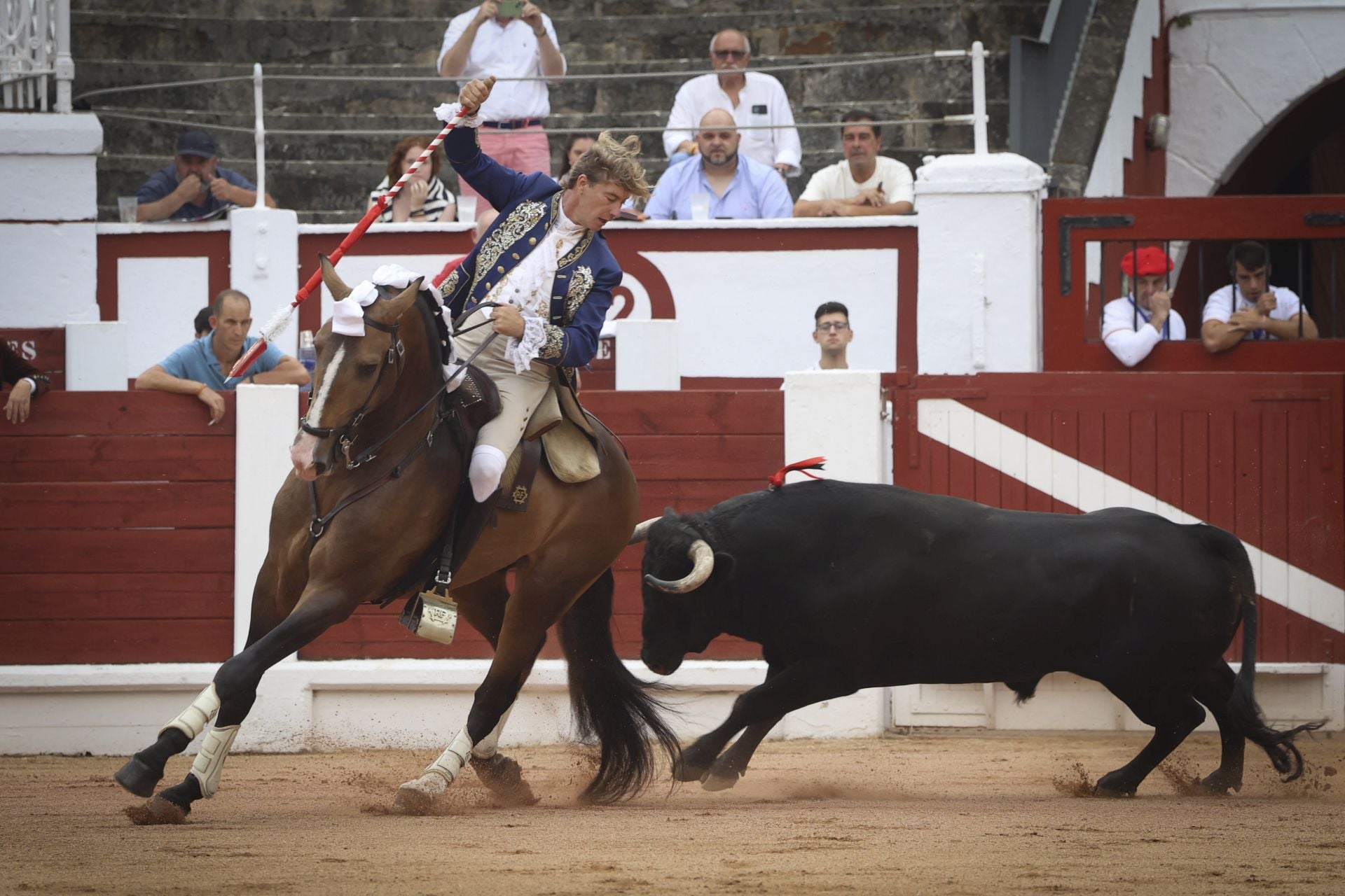 Tarde de rejones en la Feria taurina de Begoña en Gijón