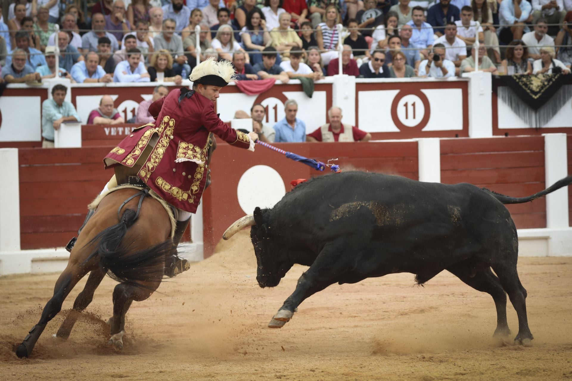 Tarde de rejones en la Feria taurina de Begoña en Gijón