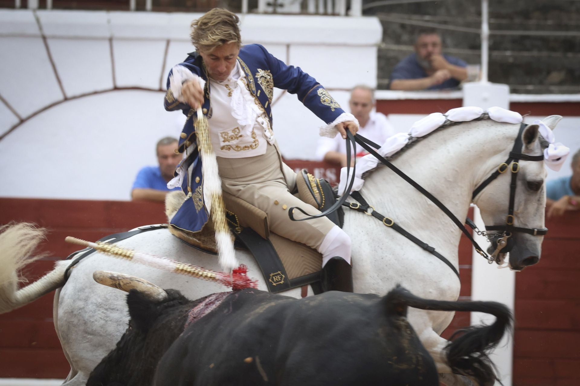 Tarde de rejones en la Feria taurina de Begoña en Gijón