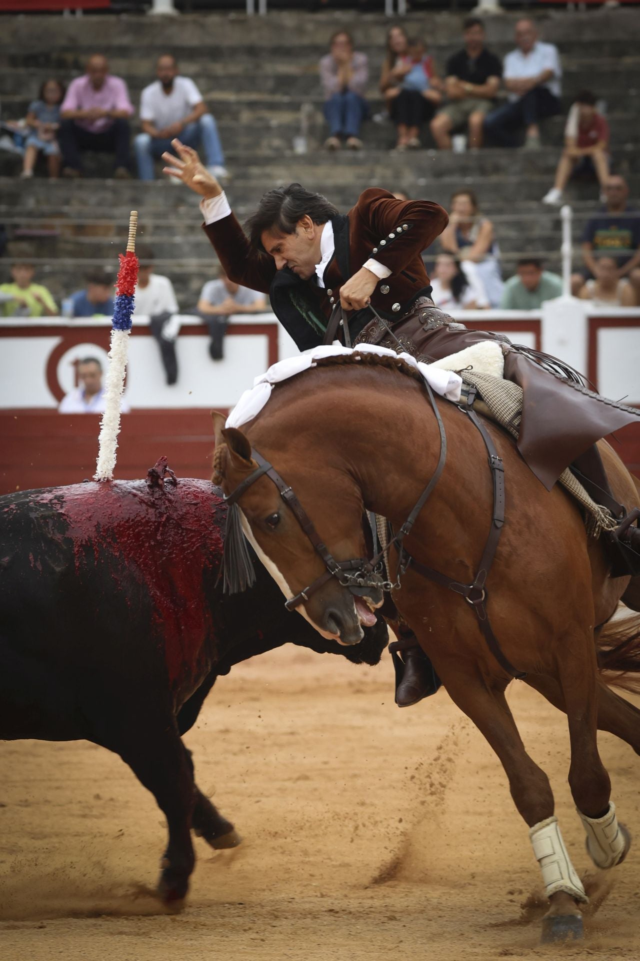 Tarde de rejones en la Feria taurina de Begoña en Gijón