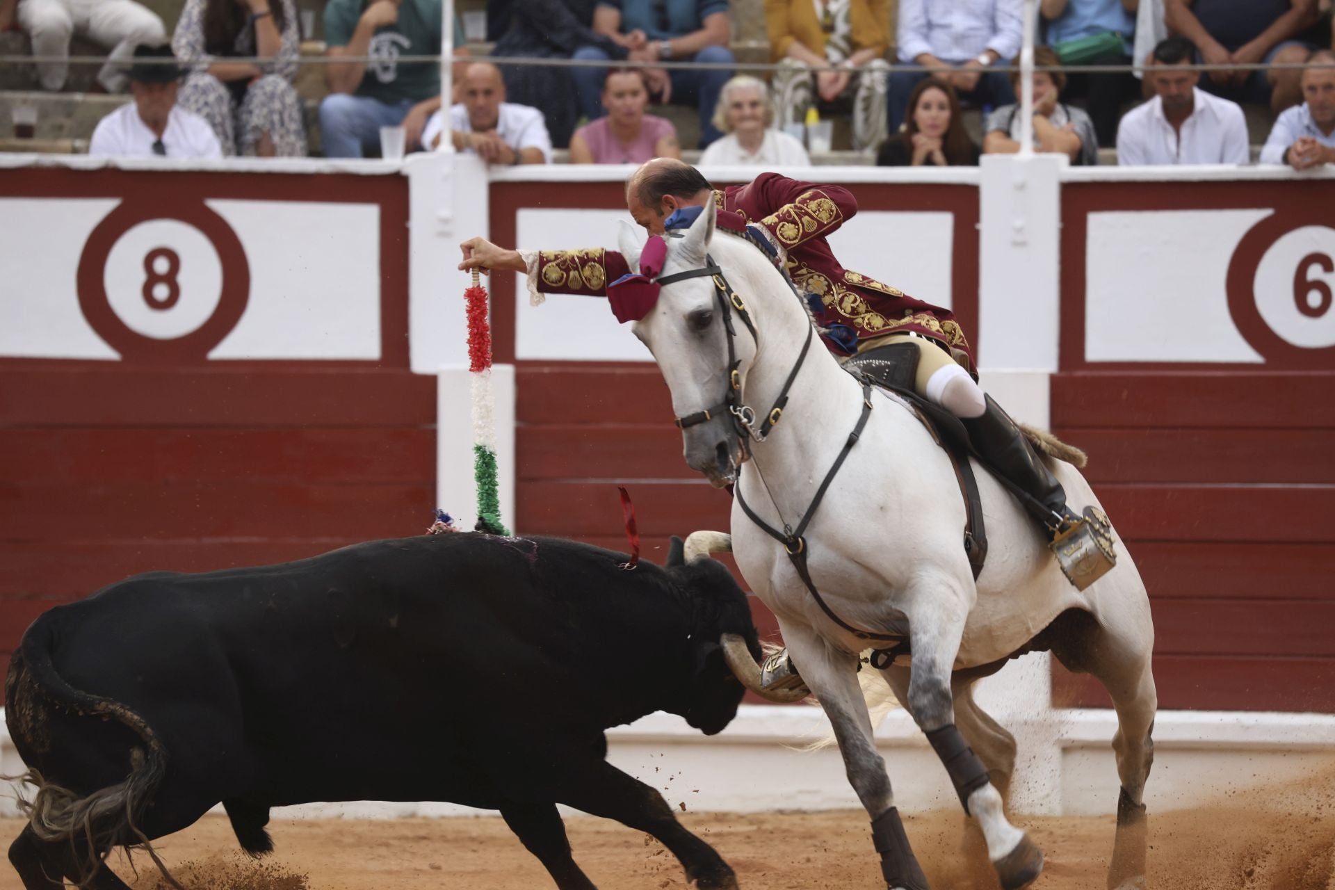 Tarde de rejones en la Feria taurina de Begoña en Gijón