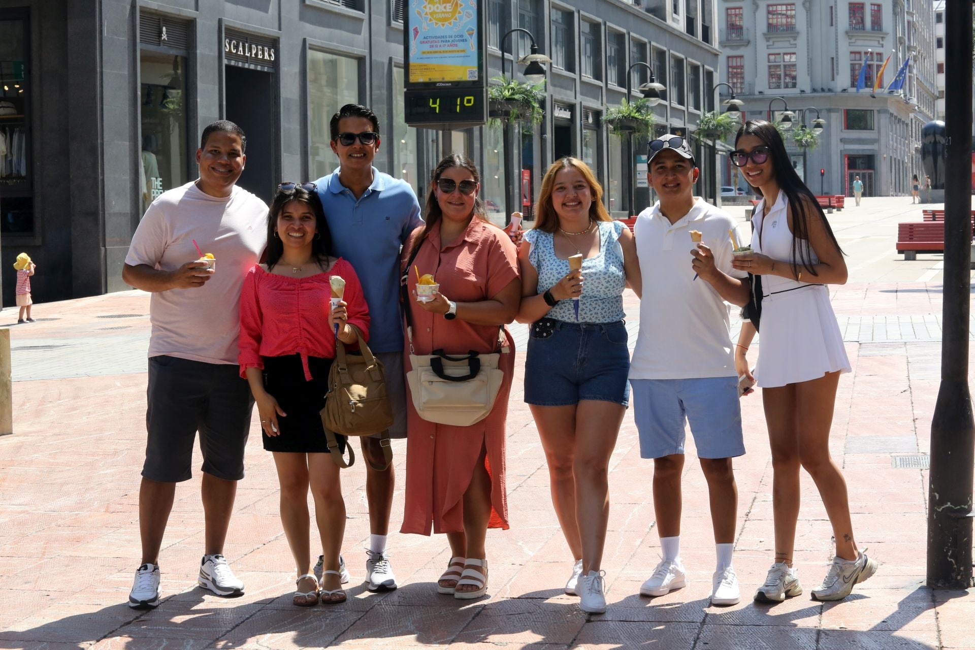 Asturias se achicharra: temperaturas sofocantes a más de 40 grados