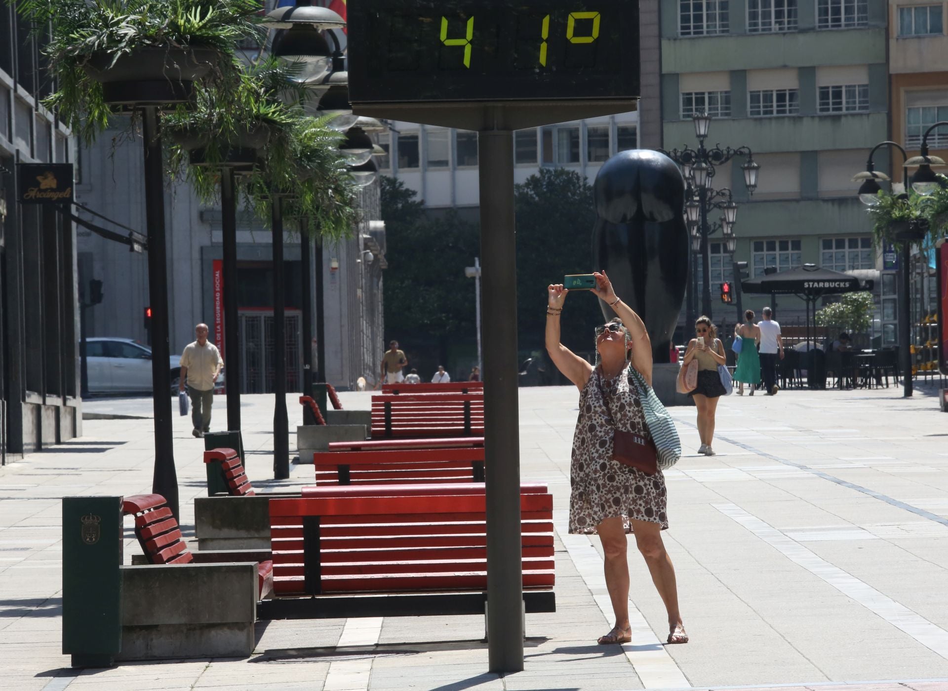 Asturias se achicharra: temperaturas sofocantes a más de 40 grados