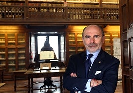 Ignacio Villaverde, rector de la Universidad de Oviedo.