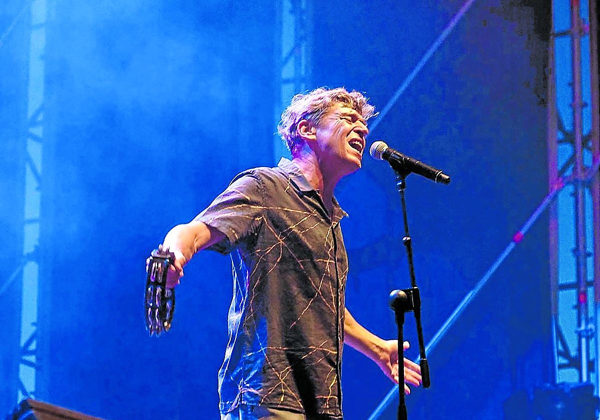 Javier Ojeda, durante una actuación el año pasado en Cádiz.