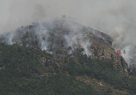 Incendio en los Picos de Europa.