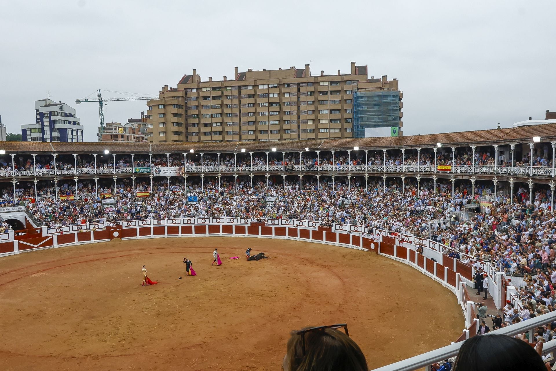 La cuarta de la Feria de Begoña de Gijón, con Fortes, Ortega y Roca Rey
